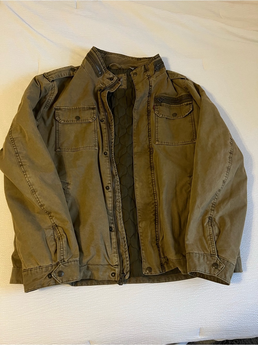 Levi's Olive Green Military Field Jacket